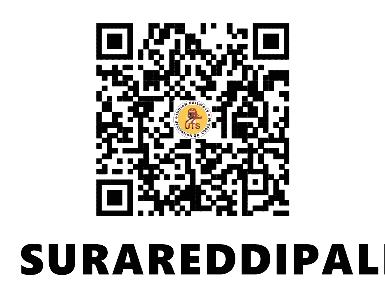 UTS QR Code for SURAREDDIPALEM - SDM (SC - ANDHRA PRADESH)